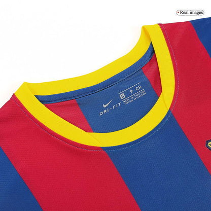 Retro DAVID VILLA #7 2010/11 Barcelona Home Soccer Jersey