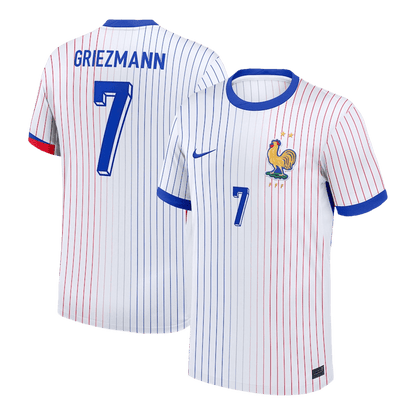 GRIEZMANN #7 France Away Soccer Jersey Euro 2024