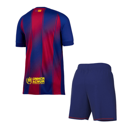 Barcelona Home Soccer Jersey Kit(Jersey+Shorts) 2025/26 Red&Blue