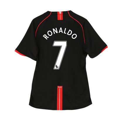 Retro RONALDO #7 2007/08 Manchester United Away Soccer Jersey