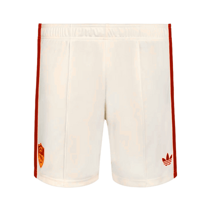 Roma Away Soccer Shorts 2026/27 White