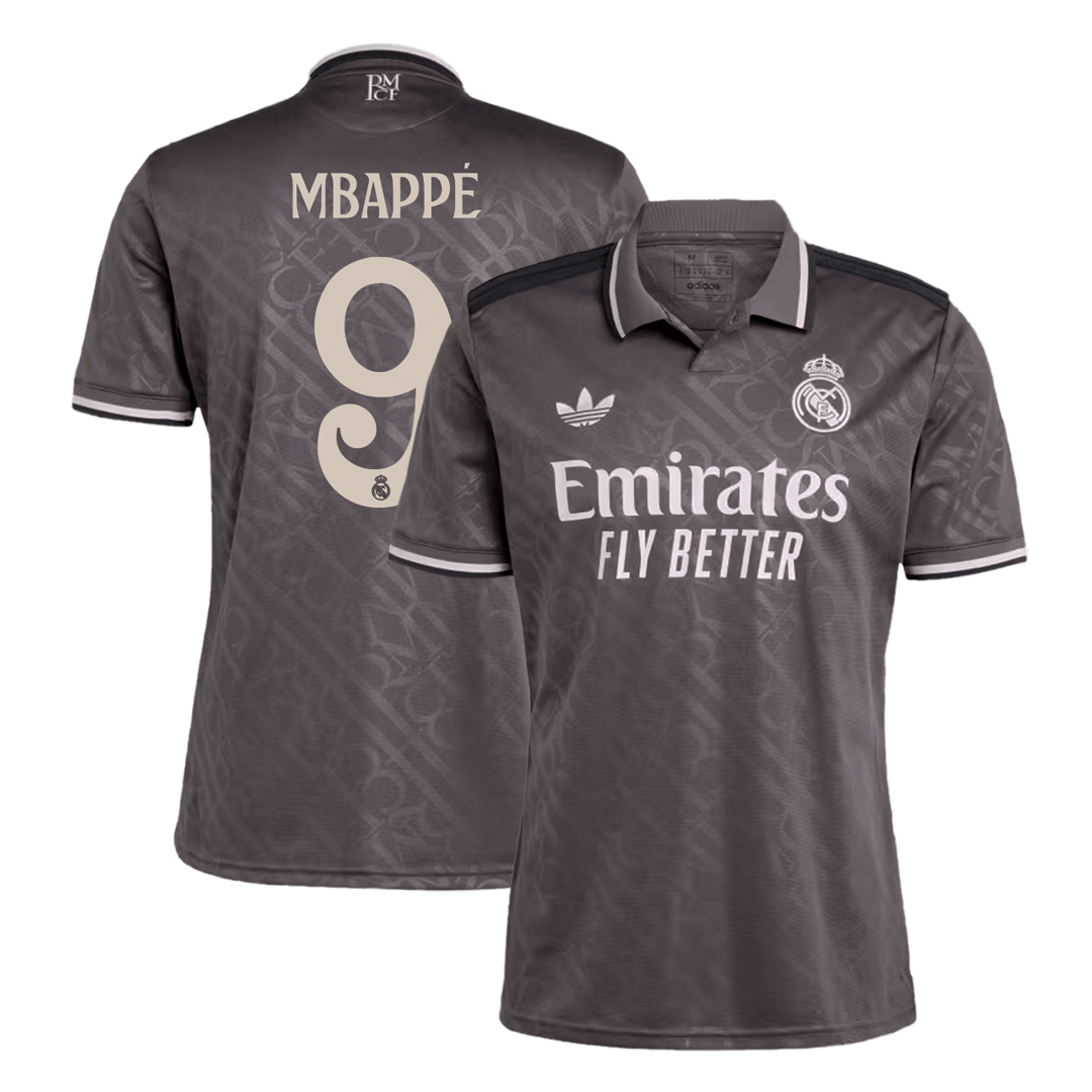 Mbapp¨¦ #9 Real Madrid Third Away football shirt 2024/25