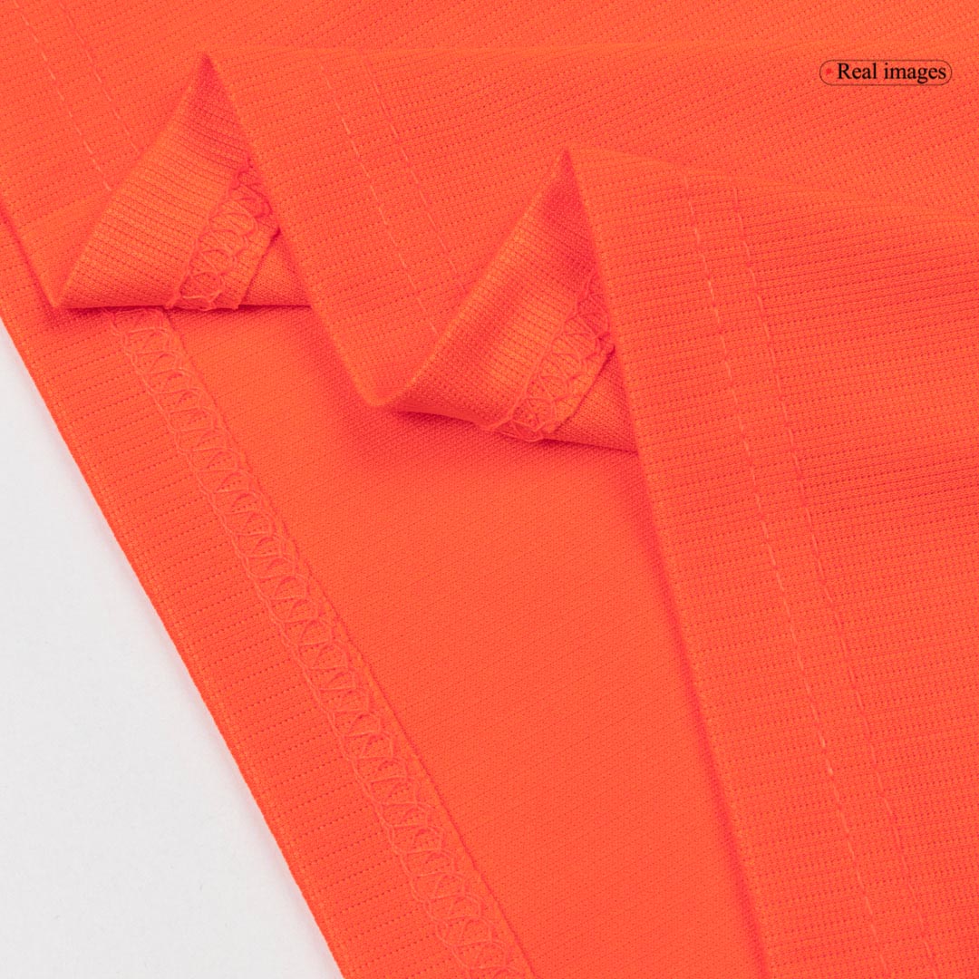 VIRGIL #4 Netherlands Home Soccer Jersey World Cup 2026 Orange