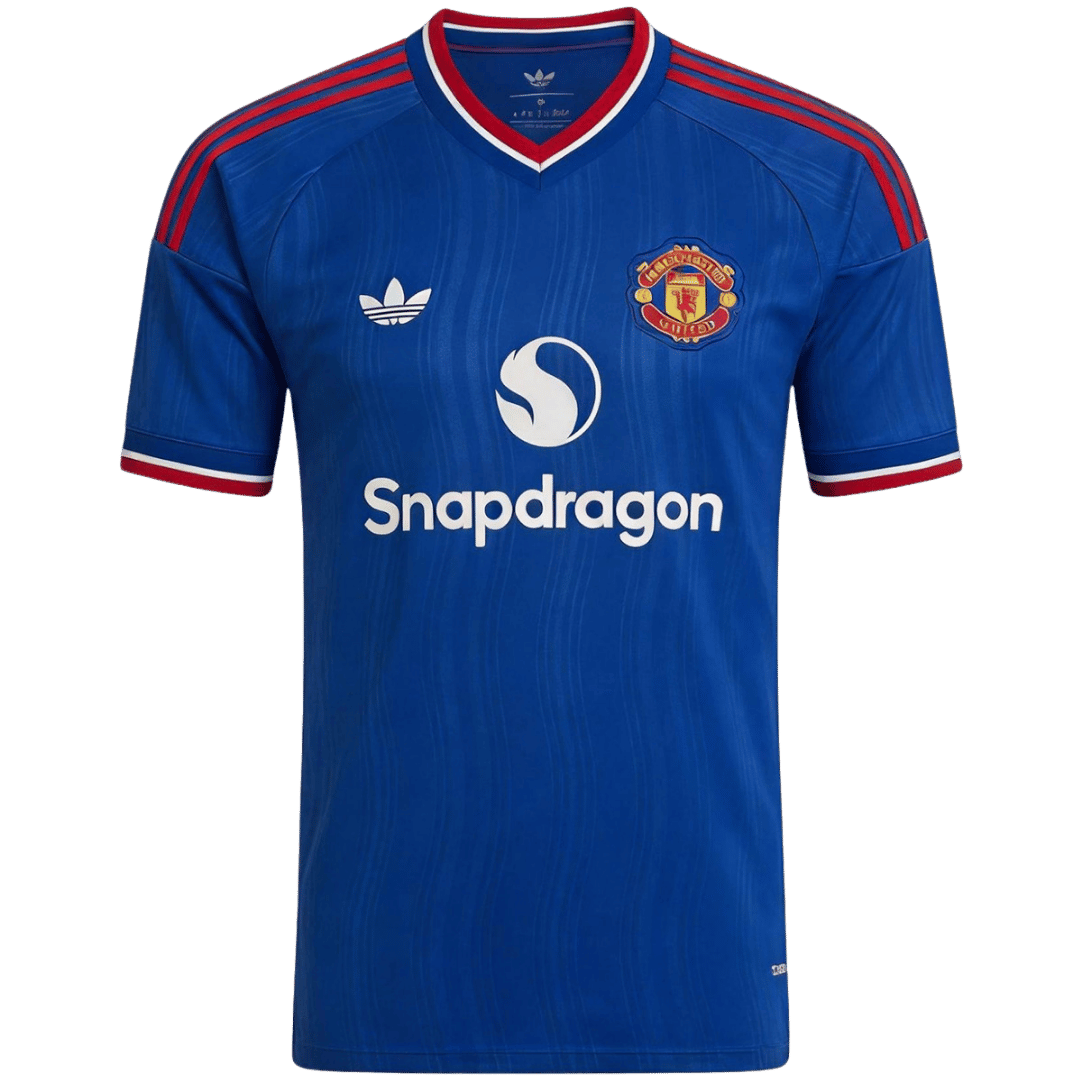 B. FERNANDES #8 Manchester United Away Soccer Jersey 2026/27 Blue
