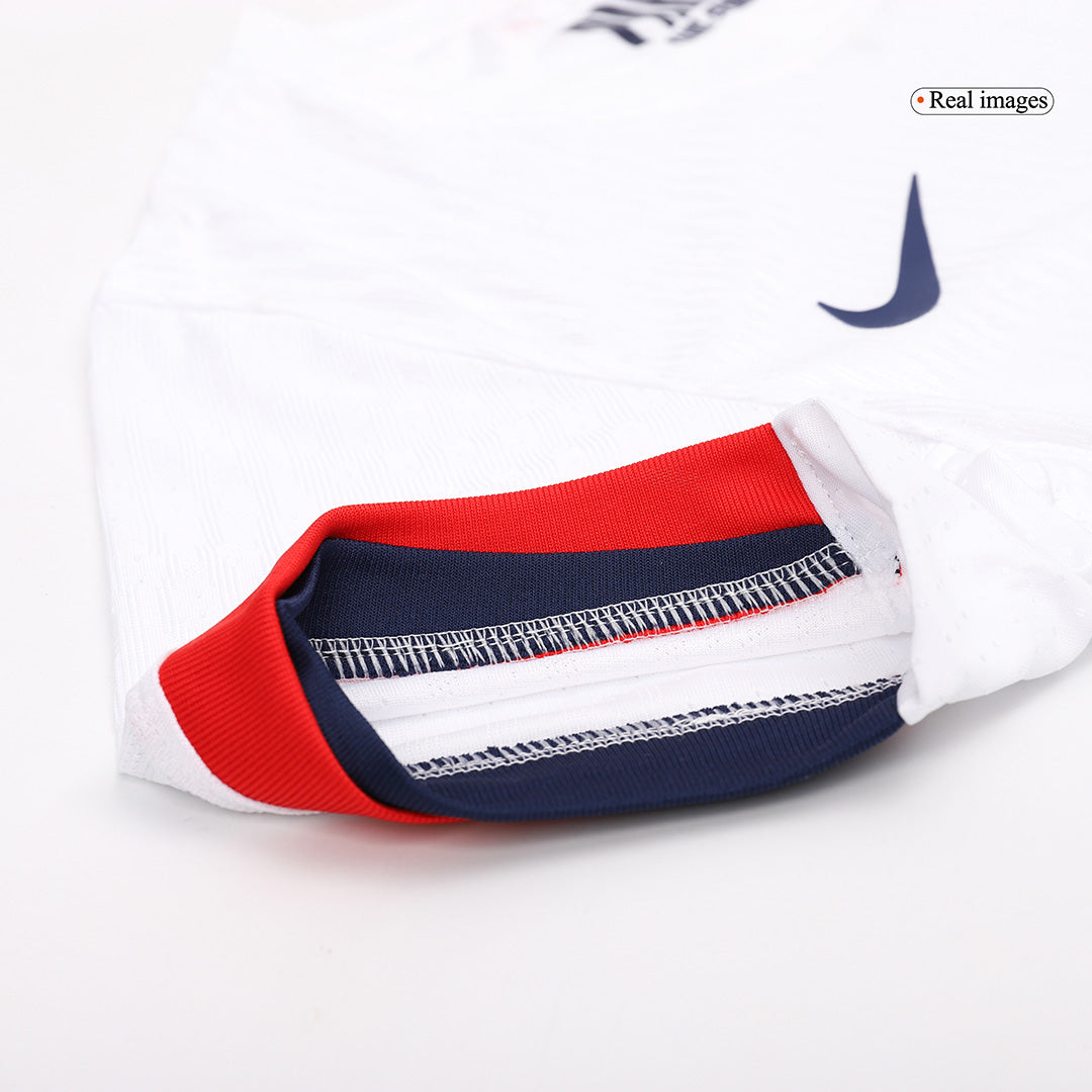 Authentic  O.DEMBÉLÉ #10 PSG Away Soccer Jersey 2024/25 White