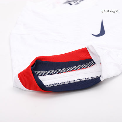 Authentic  O.DEMBÉLÉ #10 PSG Away Soccer Jersey 2024/25 White