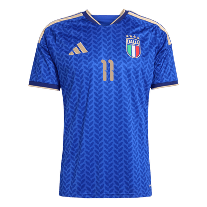 RASPADORI #11 Italy Home Soccer Jersey 2026