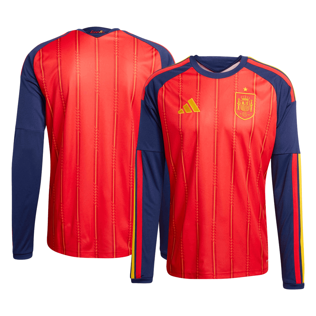 Spain Home Long Sleeve Soccer Jersey 2026
