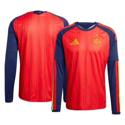 Spain Home Long Sleeve Soccer Jersey 2026