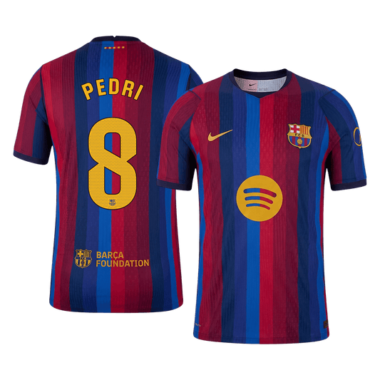 Authentic PEDRI #8 Barcelona Home Soccer Jersey 2026/27