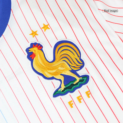 Authentic MBAPPE #10 France Away Soccer Jersey Euro 2024