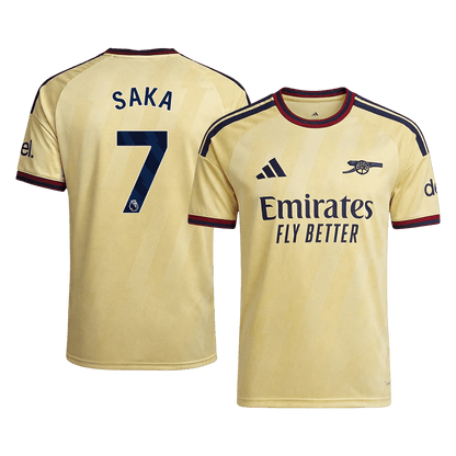 SAKA #7 Arsenal Third Soccer Jersey 2026/27 Yellow
