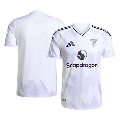 Authentic Manchester United Away Soccer Jersey 2025/26 White