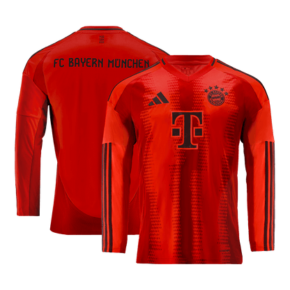 Bayern Munich Home Long Sleeve Soccer Jersey 2024/25