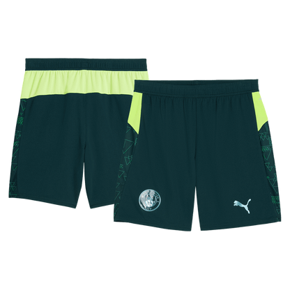 Manchester City Fourth Soccer Shorts 25/26 Green