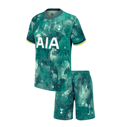 Kid's Tottenham Hotspur Third Away Football Shirt Kit(Shirt+Shorts) 2024/25 Football Kit UK