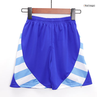 Kid's Argentina Away Soccer Jersey Kit(Jersey+Shorts) 2024