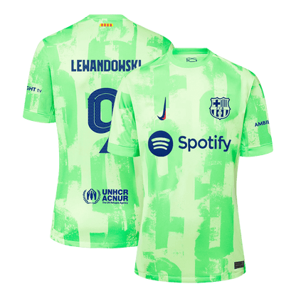 LEWANDOWSKI #9 Barcelona Third Away Soccer Jersey 2024/25 - UCL