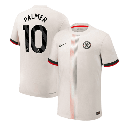 Authentic PALMER #10 Chelsea Away Soccer Jersey 2025/26 White