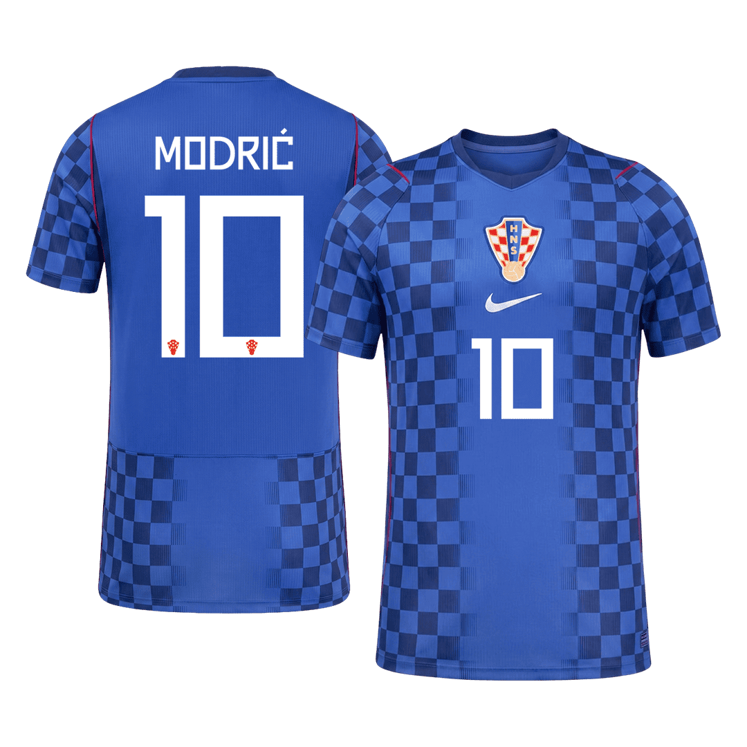 Authentic MODRIĆ #10 Croatia Away Soccer Jersey 2026