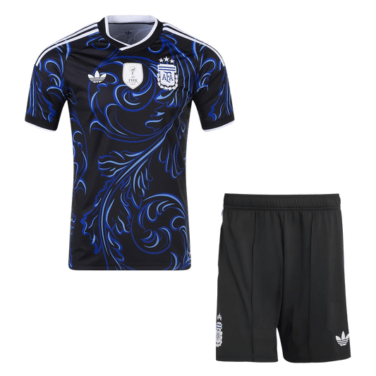 Argentina Away Soccer Jersey Kit(Jersey+Shorts) World Cup 2026