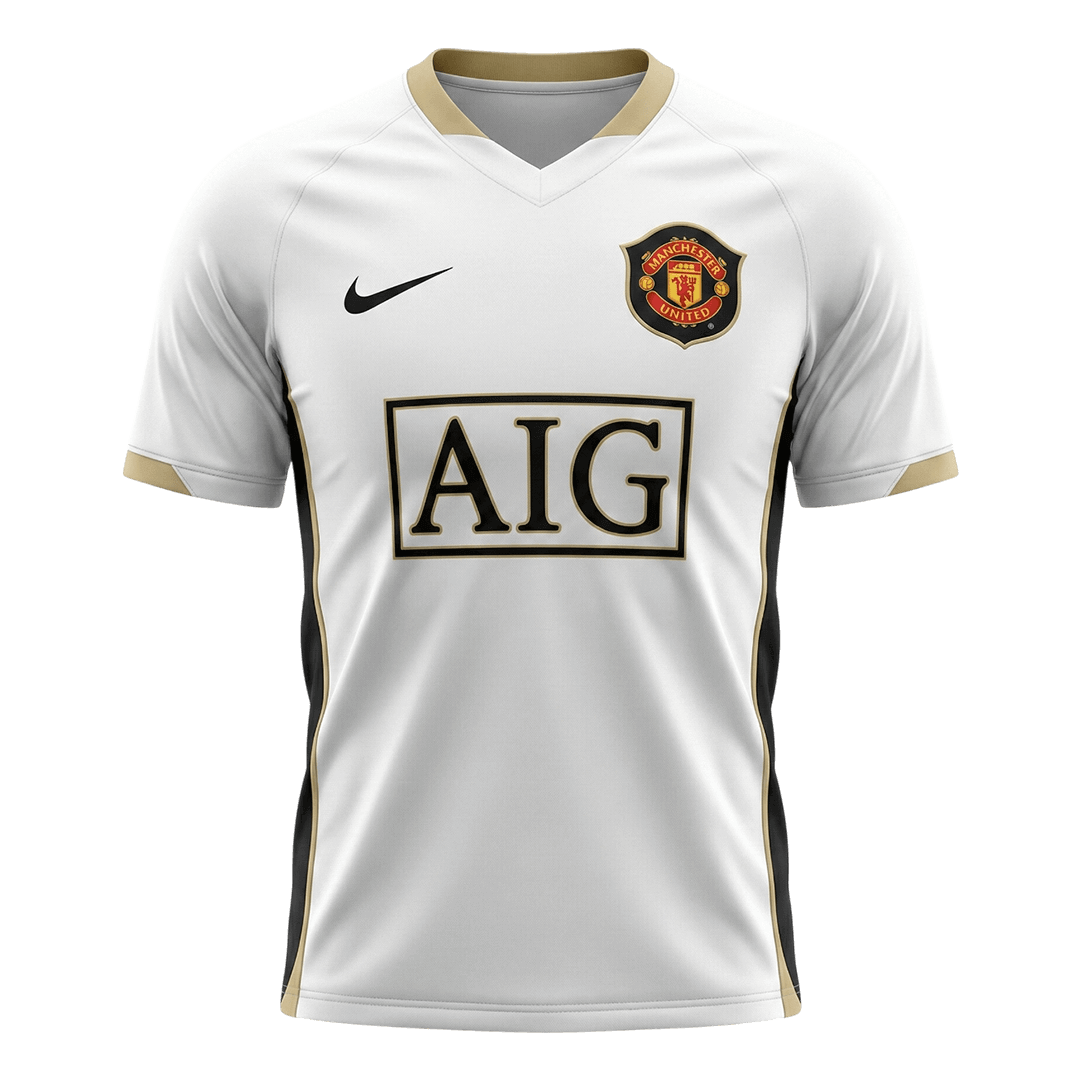 Retro 06/07 Manchester United Away Soccer Jersey White
