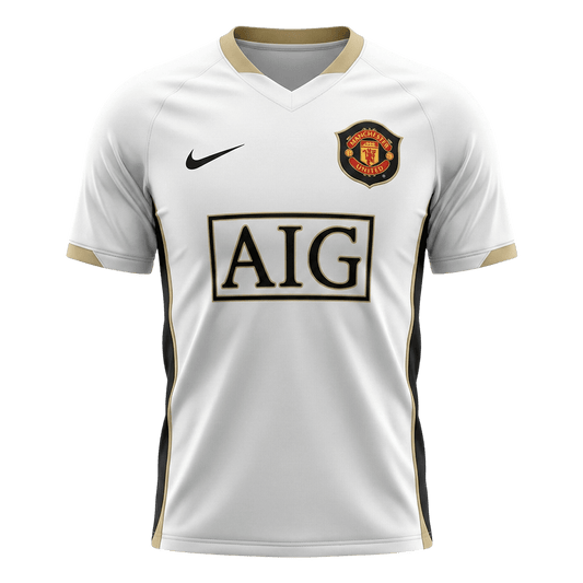 Retro 06/07 Manchester United Away Soccer Jersey White