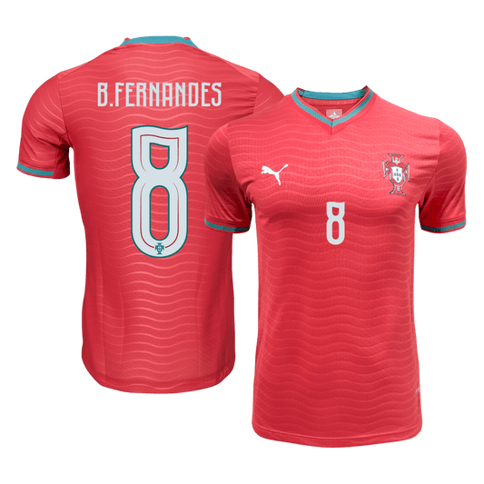 Authentic B.FERNANDES #8 Portugal Home Soccer Jersey 2026