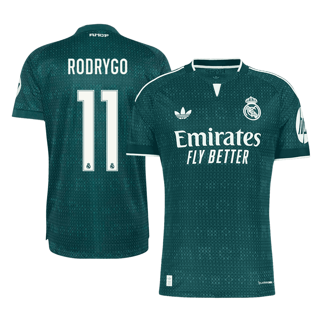 Authentic RODRYGO #11 Real Madrid Away Soccer Jersey 2026/27