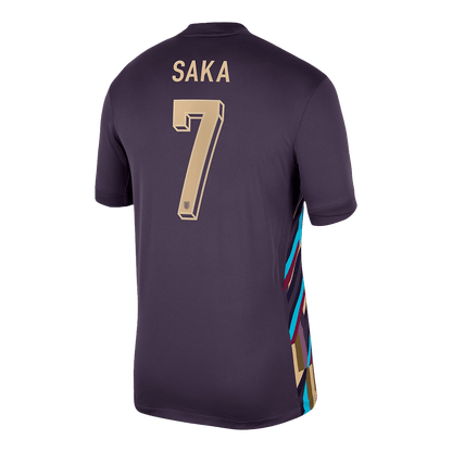 SAKA #7 England Away Soccer Jersey Euro 2024