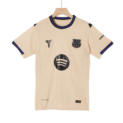 ROONY #19 Authentic Barcelona Away Soccer Jersey 2025/26 Yellow - UCL