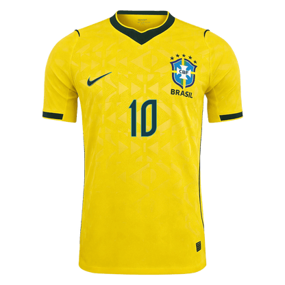 Authentic NEYMAR JR. #10 Brazil Home Soccer Jersey 2026