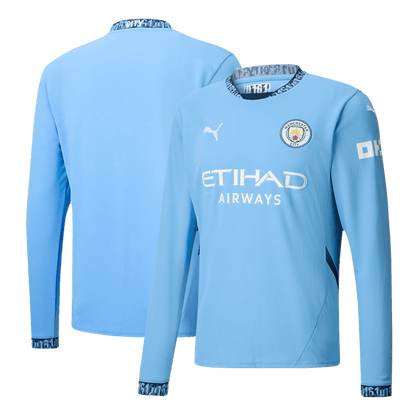 Manchester City Home Long Sleeve football shirt 2024/25