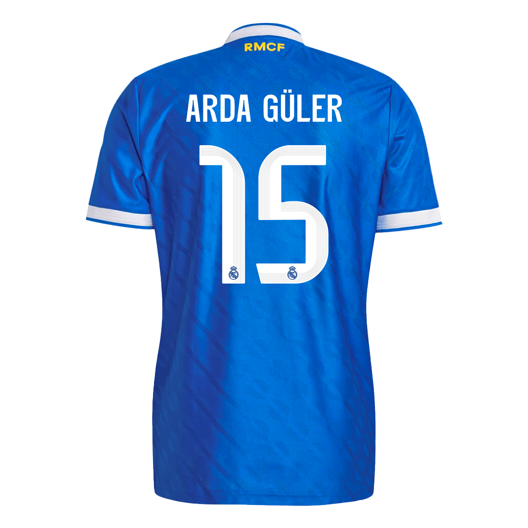 Authentic ARDA GÜLER #15 Real Madrid Third Away Soccer Jersey 2025/26