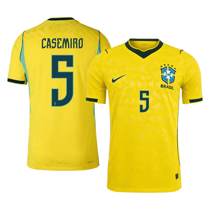 Authentic CASEMIRO #5 Brazil Home Soccer Jersey 2026