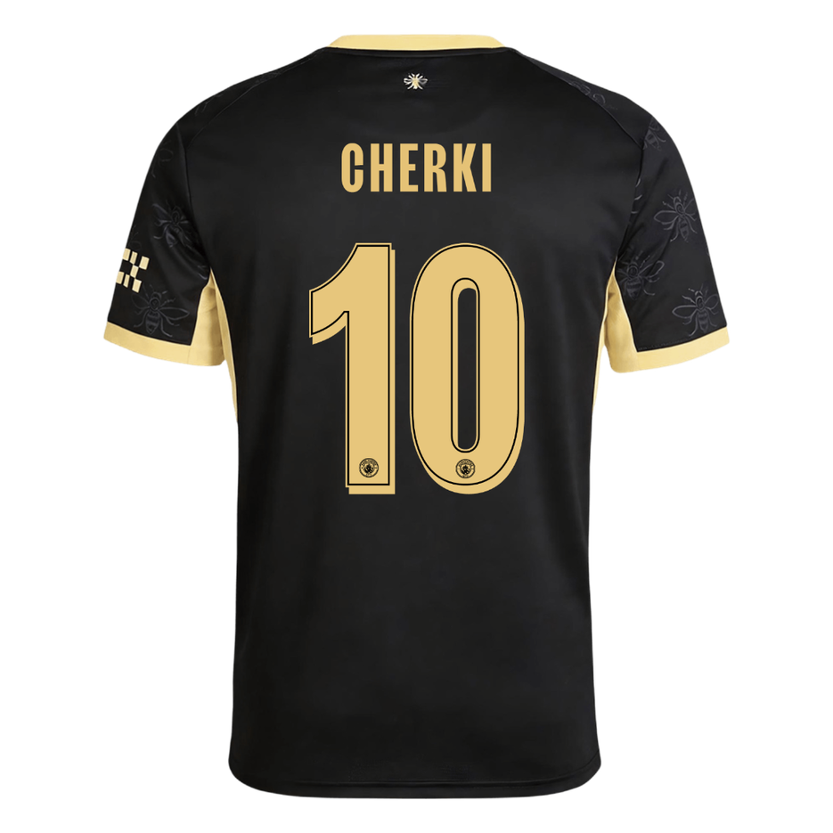 CHERKI #10 Manchester City Away Soccer Jersey 2026/27 Black - UCL