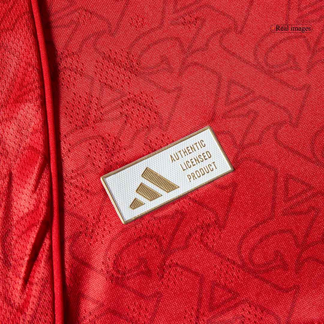 Authentic GYÖKERES #14 Arsenal Home Soccer Jersey 2025/26 Red