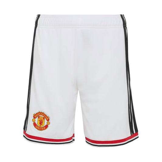Manchester United Home Soccer Shorts 2026/27 White