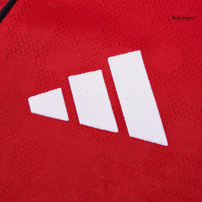 Authentic B.FERNANDES #8 Manchester United Home Soccer Jersey 2025/26 Red