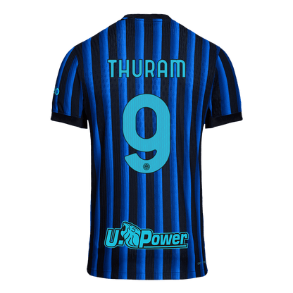 Authentic THURAM #9 Inter Milan Home Soccer Jersey 2025/26