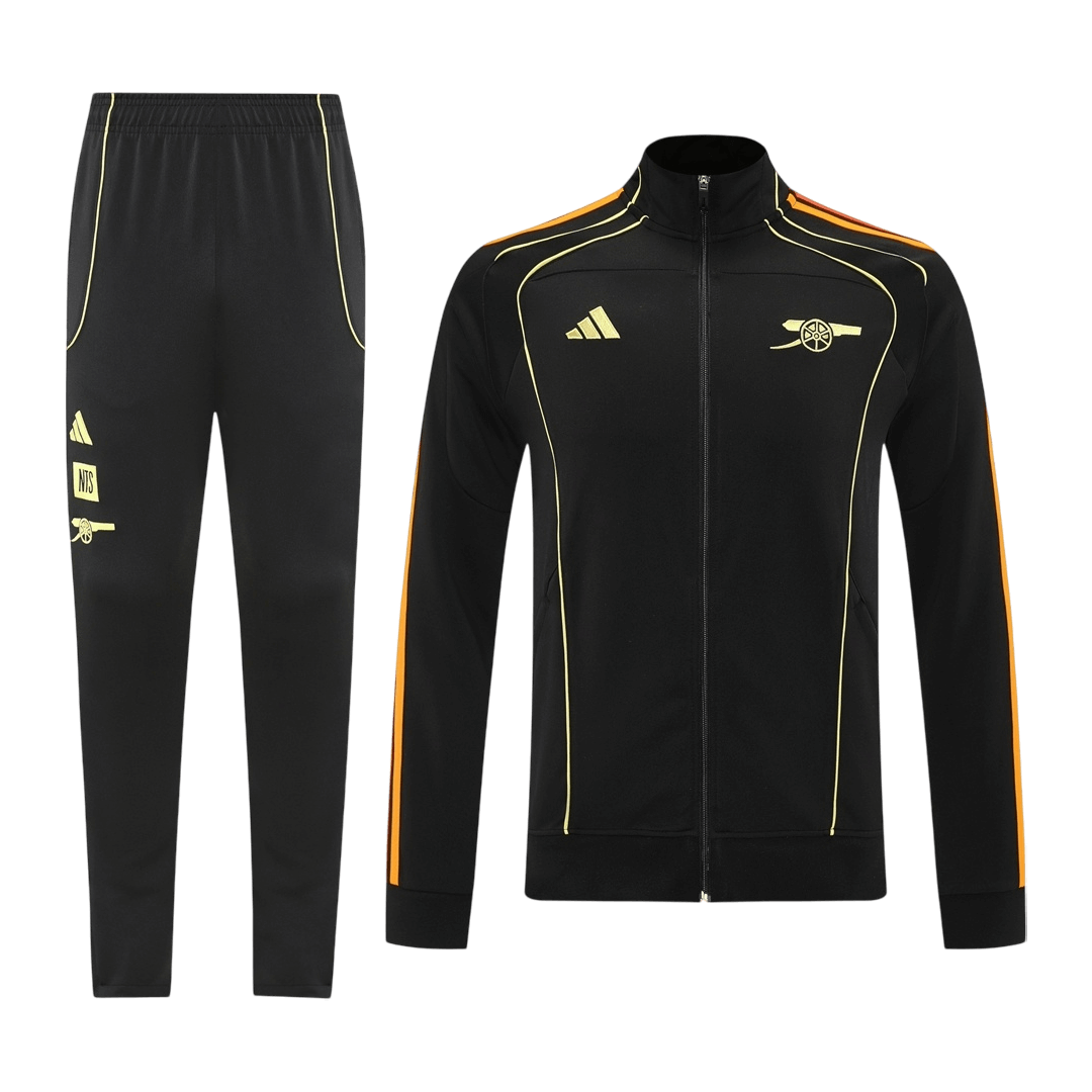 25/26 Arsenal Training Jacket Kit(Jacket+Pants) Black
