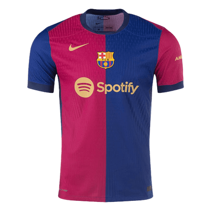 Authentic LAMINE YAMAL #19 Barcelona Home Soccer Jersey 2024/25  - UCL - old sponsor