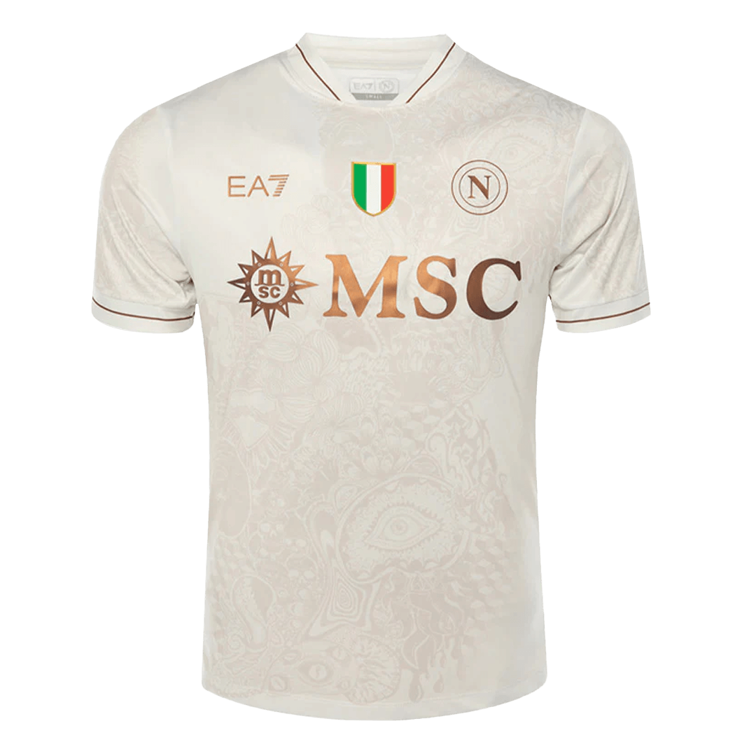 Napoli Away Soccer Jersey 2025/26 Sand