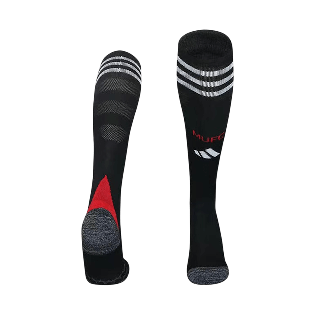 Kid's 25/26 Manchester United Home Socks Black