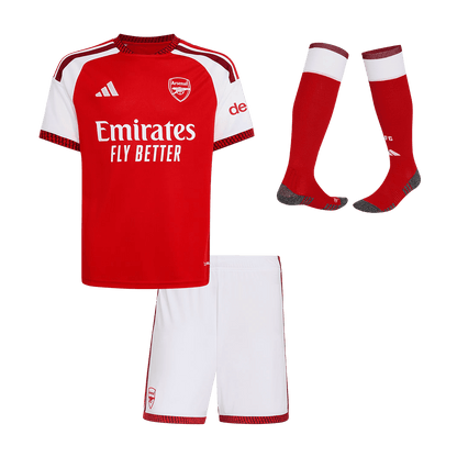 Kids Arsenal Home Full Kit (Jersey+Shorts+Socks) 2026/27 Red