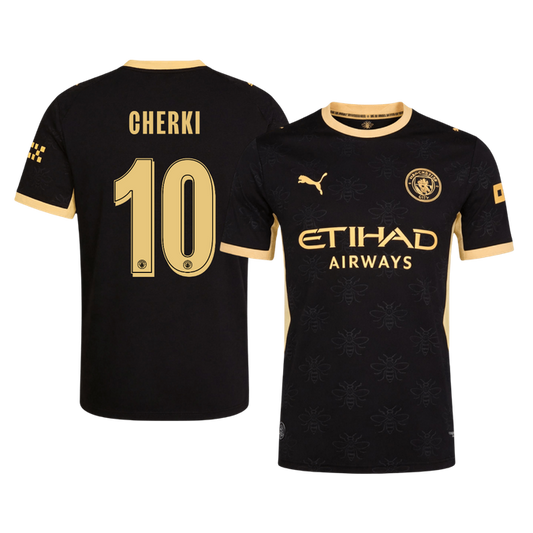 Authentic CHERKI #10 Manchester City Away Soccer Jersey 2026/27