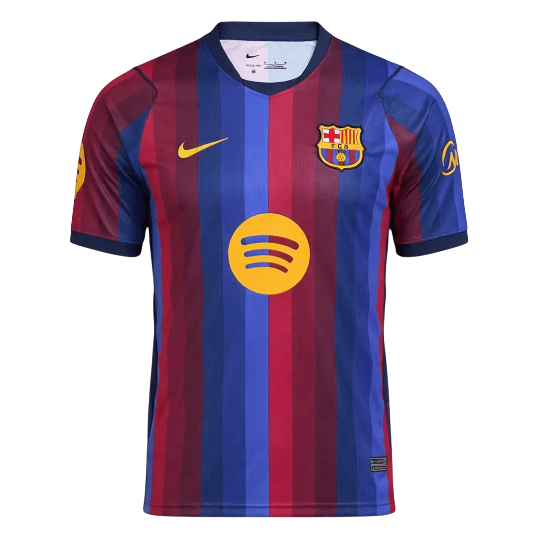 CUBARSÍ #5 Men Fan 26/27 Barcelona Home Soccer Jersey Short Sleeve Blue&Garnet - UCL