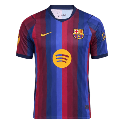 CUBARSÍ #5 Men Fan 26/27 Barcelona Home Soccer Jersey Short Sleeve Blue&Garnet - UCL