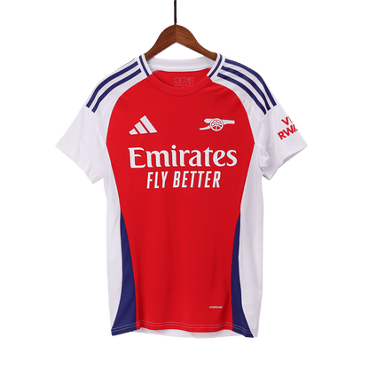 RICE #41 Arsenal Home Soccer Jersey 2024/25 Red - UCL
