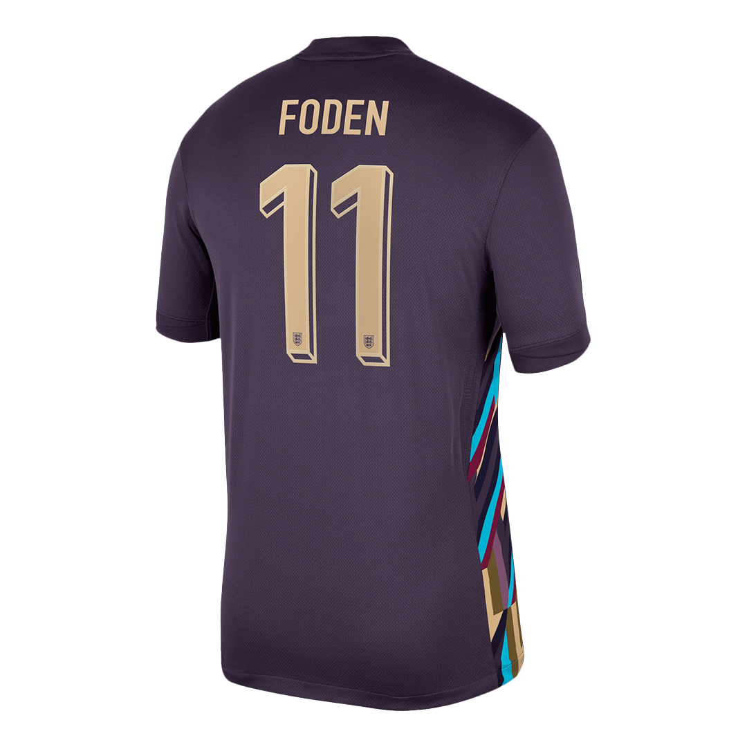 FODEN #11 England Away Soccer Jersey Euro 2024